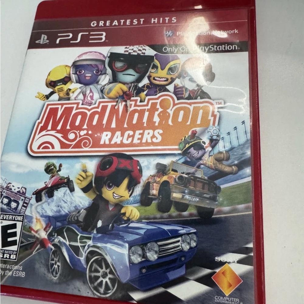 Sony ModNation Racers PS3 - Red Case - Picture 1 of 2